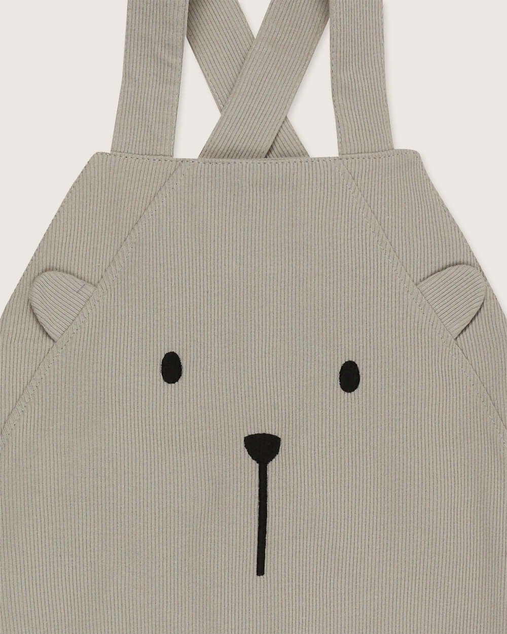 Stone Bear Face Print Dungarees - Image 3