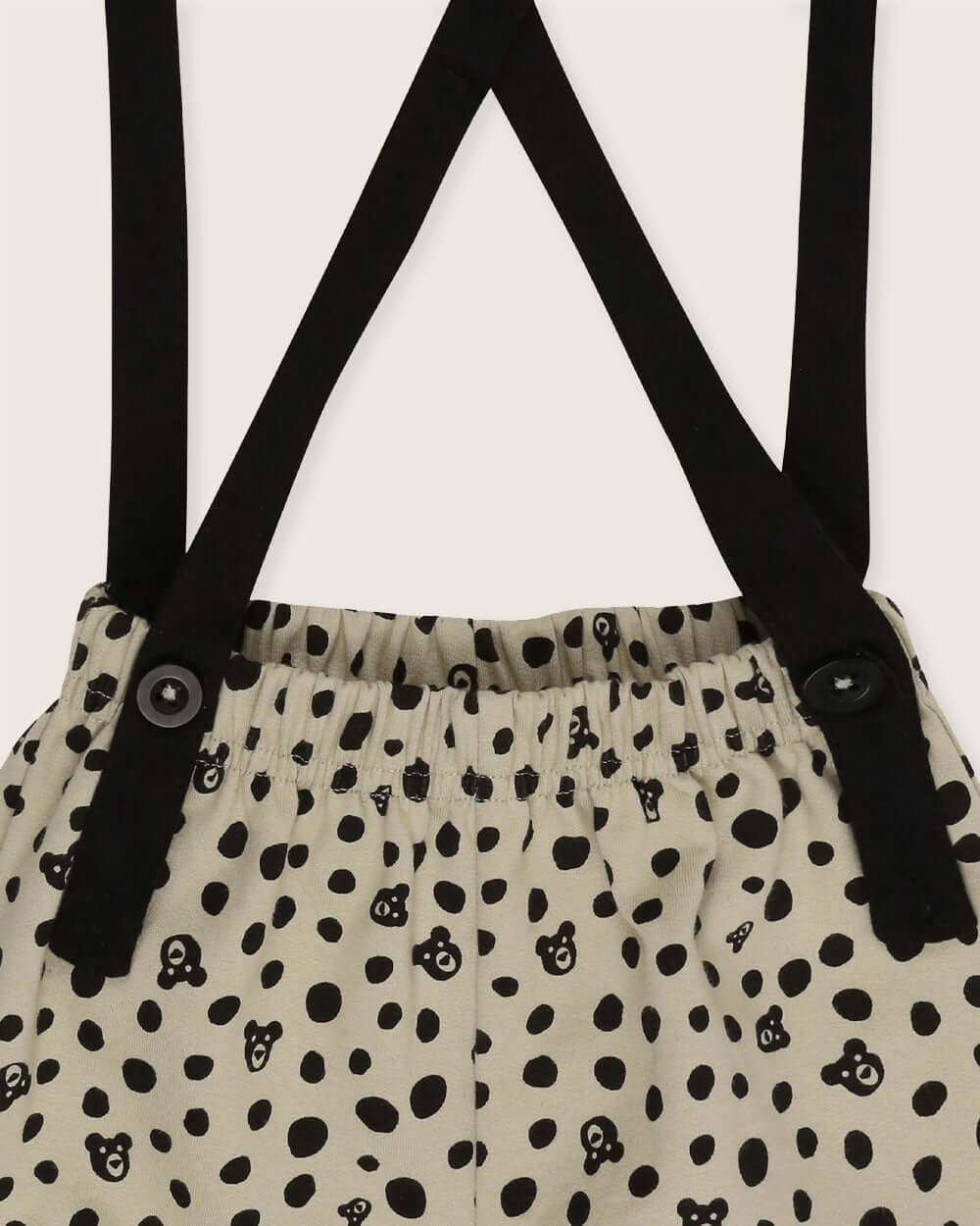 Grey Spotty Bear Print Bracer Bloomers - Image 3